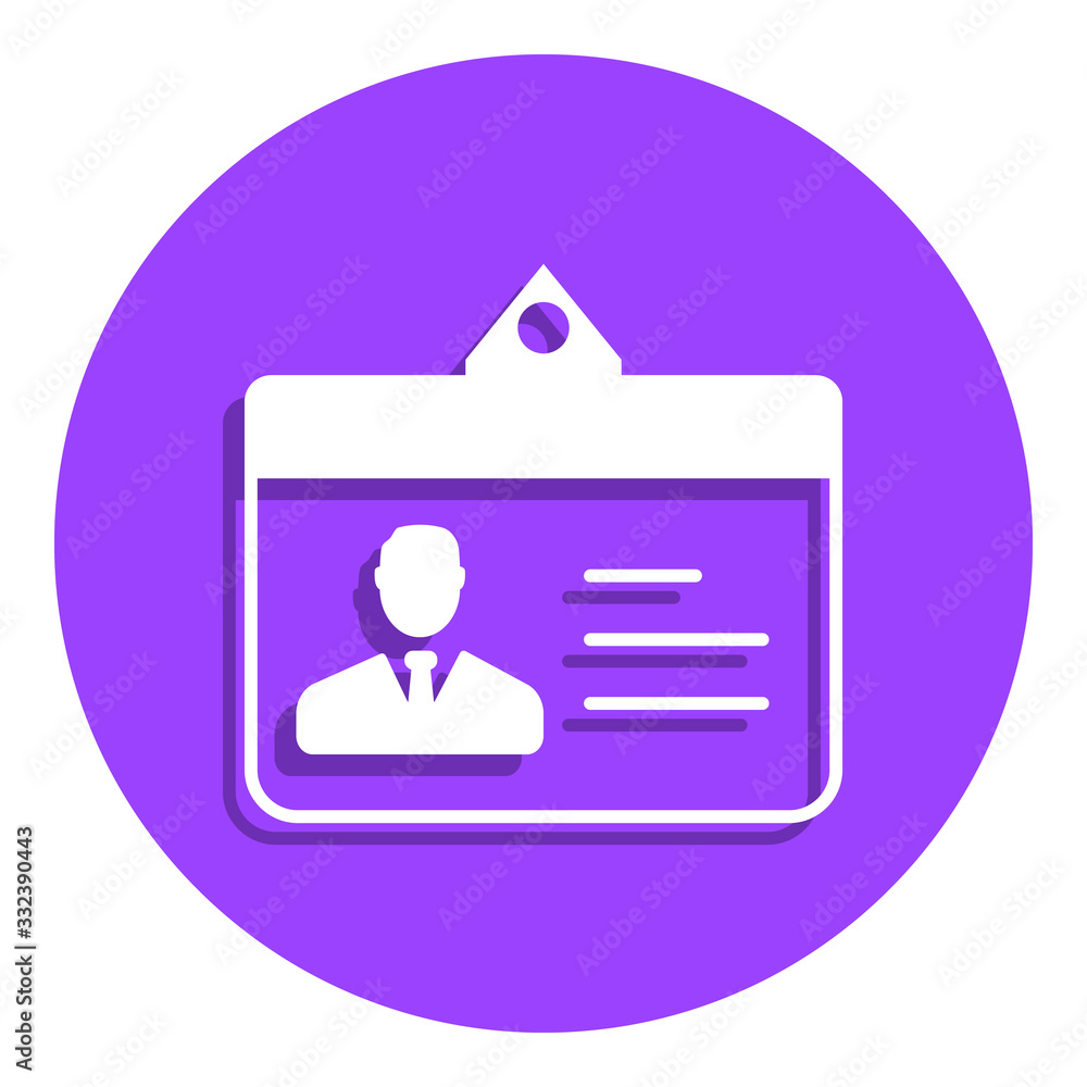 Poster badge badge icon. simple glyph, flat vector of finance icons for ui and ux, website or mobile applic