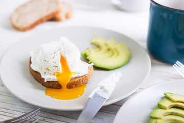 Perfect poached eggs 