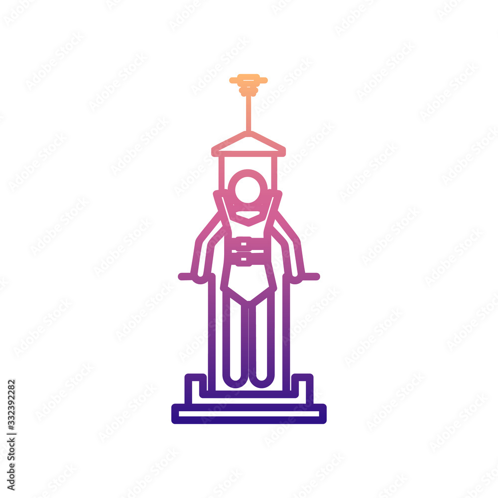 Poster restoration of bone system nolan icon. simple thin line, outline vector of hospital icons for ui and