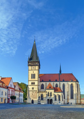 Fototapeta na wymiar Basilica of St Giles, Bardejov, Slovakia
