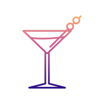 recommend clip art: martini glass nolan icon. Simple thin line, outline vector of hotel icons for ui and ux, website or mobile application