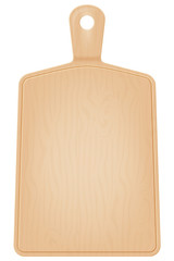 Cutting board. Vector illustration.	