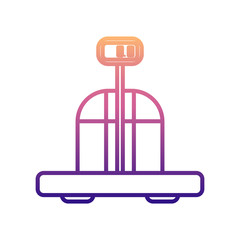 luggage scales nolan icon. Simple thin line, outline vector of Measuring Instruments icons for ui and ux, website or mobile application