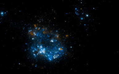 Star field background . Starry outer space background texture . Colorful Starry Night Sky Outer...