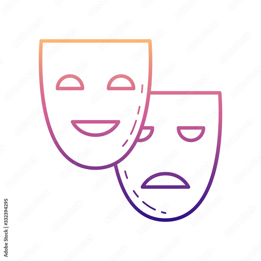 Poster theater sign nolan icon. simple thin line, outline vector of media icons for ui and ux, website or m