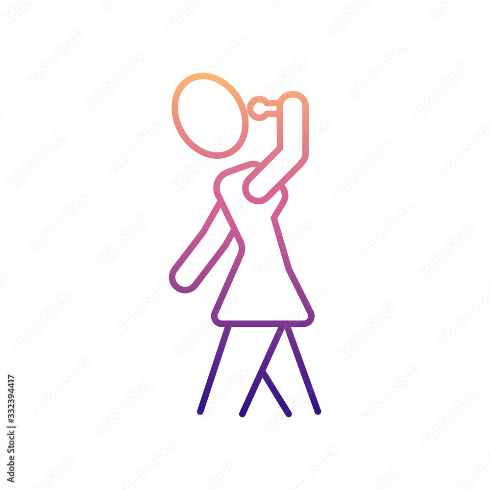 Poster singer nolan icon. simple thin line, outline vector of media icons for ui and ux, website or mobile 