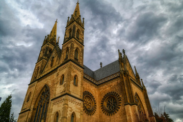 Fototapeta na wymiar Historische Pilgerkirche bei Remagen