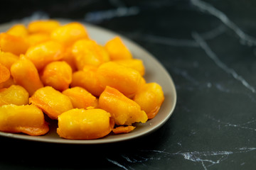 Sweet jackfruit seeds, Thai dessert