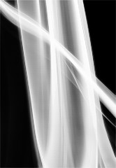 Abstract white smoke texture on black background vector