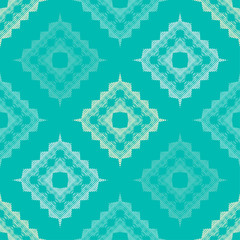 Design with manual hatching. Ethnic boho ornament. Seamless background. Tribal motif. Vector illustration for web design or print.