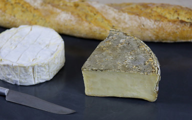 saint-nectaire et camembert (fromage français)