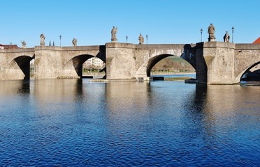 Fototapeta premium Würzburg, Alte Mainbrücke