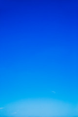 Fototapeta na wymiar 雲一つない青空。背景用素材