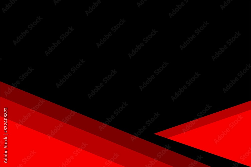 Poster simple abstract red geometric background design template vector
