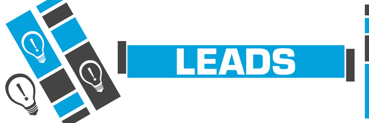 Leads Blue Grey Line Boxes Bulbs 