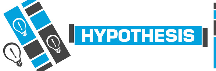 Hypothesis Blue Grey Line Boxes Bulbs 