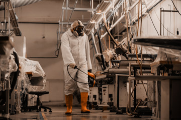 State of emergency over pandemia with coronavirus.