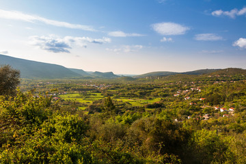 Fototapeta na wymiar Scenic moutain view in Alvados, Portugal