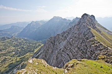 Fototapeta na wymiar tyrol allgäu mountain oberstorf