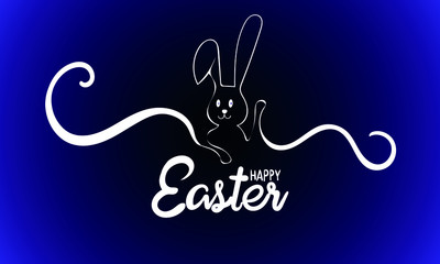 happy Easter card with bird