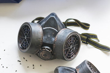 active carbon filter masks to combat viruses and harmful gases