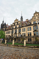 Fototapeta premium New Green Vault historic museum in Dresden in Germany