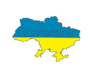 coronavirus quarantine in Ukraine. COVID-19