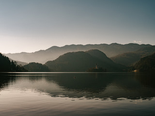 lake in the mountains