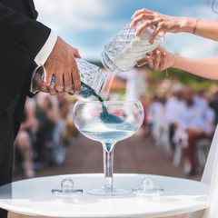 Mariage rituel du sable