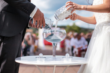 Mariage rituel du sable