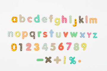 grosses lettes alphabet écolier