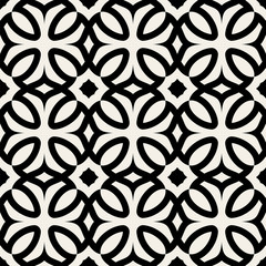 Arabic seamless ornament. Abstract background. Curved elegant lines and scrolls forming abstract floral ornament. Seamless pattern for background, wallpaper, textile printing, packaging, wrapper, etc.