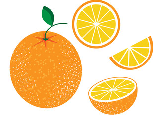 orange orange fruit slices rings juice