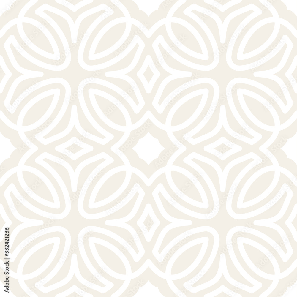 Poster seamless ornamental pattern. abstract background. curved elegant lines and scrolls forming abstract 