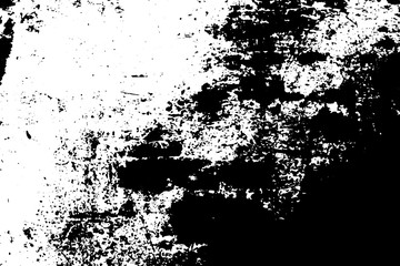 Naklejka premium Grunge black and white texture background (Vector). Use for decoration, aging or old layer