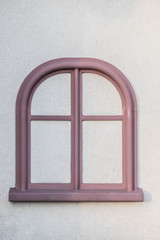 Decorative window on the wall building
