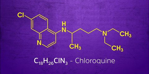 Chloroquine molecule used as antimalarial, against autoimmune and rheumatoid diseases - Promising result against the coronavirus Covid-19