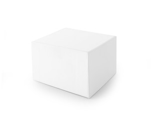 empty white box on white background