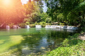 Fototapeta premium Waterfall in national park in Thailand
