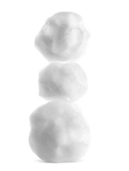 Snowman isolated on white background