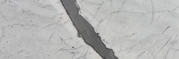 Foto auf Acrylglas Ungewöhnliche helle Marmorstruktur mit idealer Oberfläche. Langes Plattenmuster für Ihr Innendesign oder Ihre Website. © Dmytro Synelnychenko