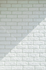 new white brick wall as background or texture