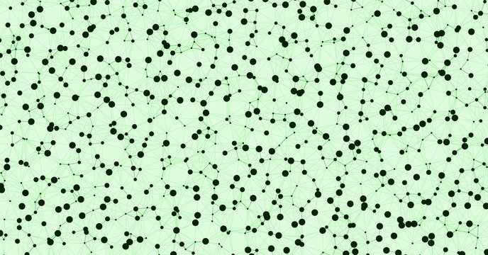 Network Mesh Computation Art background illustration