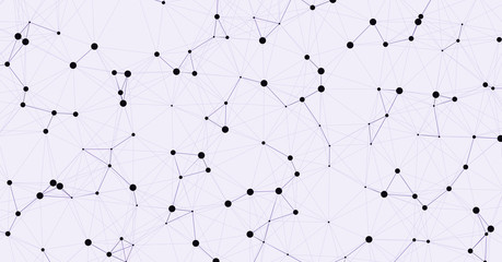 Network Mesh Computation Art background illustration