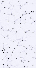 Network Mesh Computation Art background illustration