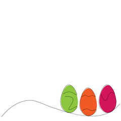 Easter eggs background design vector illustration