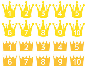 王冠　 アイコン　冠　クラウン　ベクター