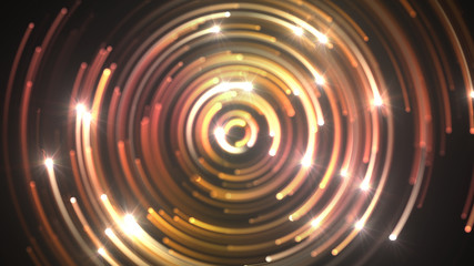 Fototapeta premium illumination neon space star particle flash light 3D illustration abstract background