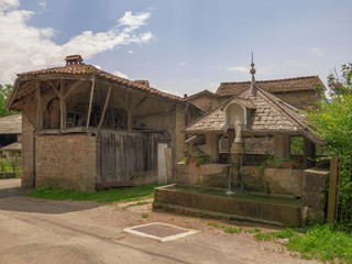 Distribution de l'eau dans les différents villages du Bugey