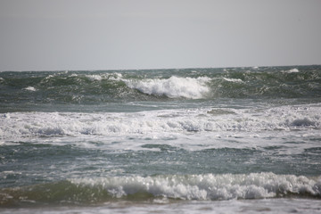 waves on the beach